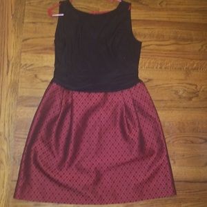 American Living black and red dress